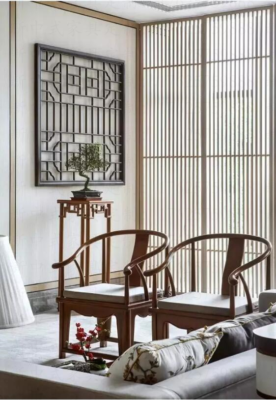新中式家具之美，線條深遠的意境