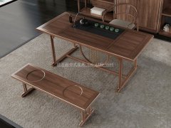 新中式茶桌椅R-2464