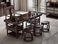 新中式茶桌椅R-2495